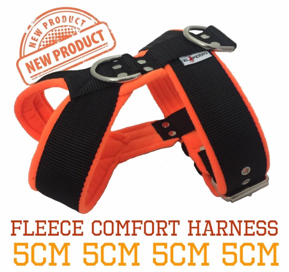 5 cm széles bélelt hám kutyáknak 5 cm széles bélelt El Perro kutyahám