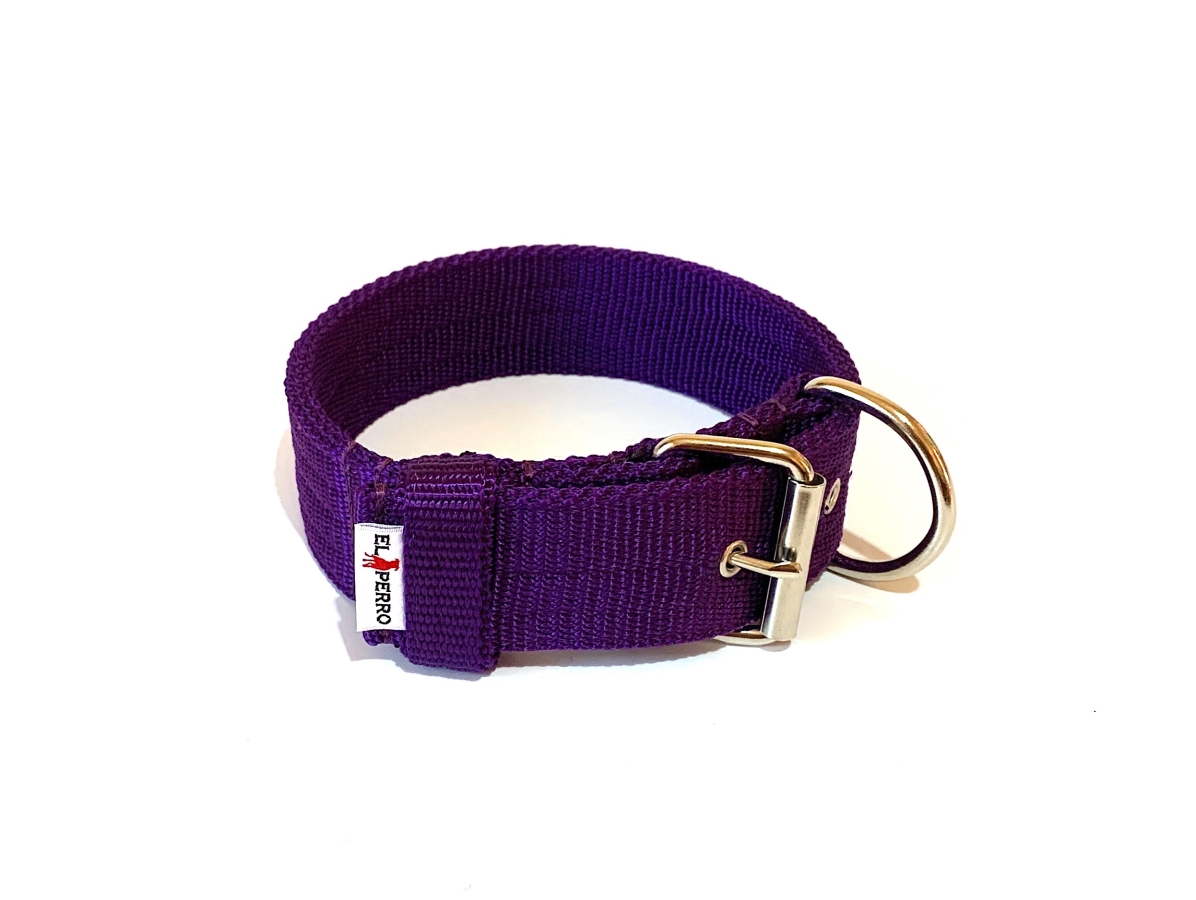 Extra erős kutya nyakörv, El Perro Extra erős nyakörv, lila