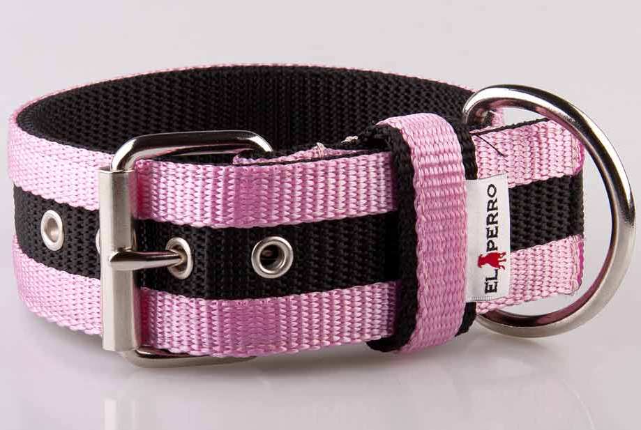 4 cm széles JUICY STRIPS erős nyakörv