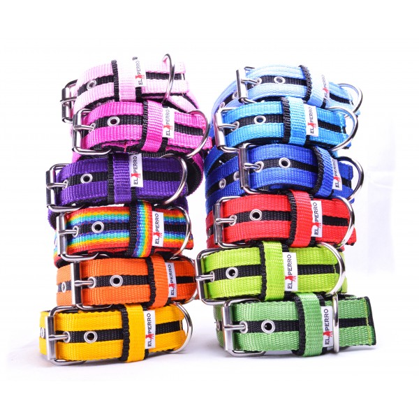 4 cm széles JUICY STRIPS erős nyakörv