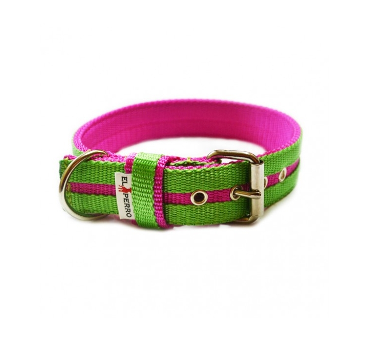 El Perro csíkos nyakörv, 4 cm széles