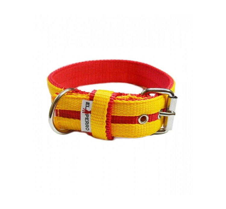 El Perro csíkos nyakörv, 4 cm széles