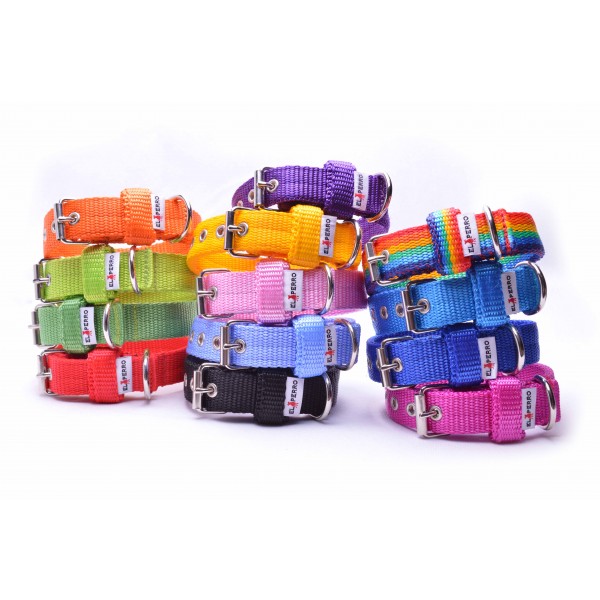 2.5 cm széles két rétegű El Perro nyakörvek 2.5 cm széles két rétegű El Perro nyakörvek