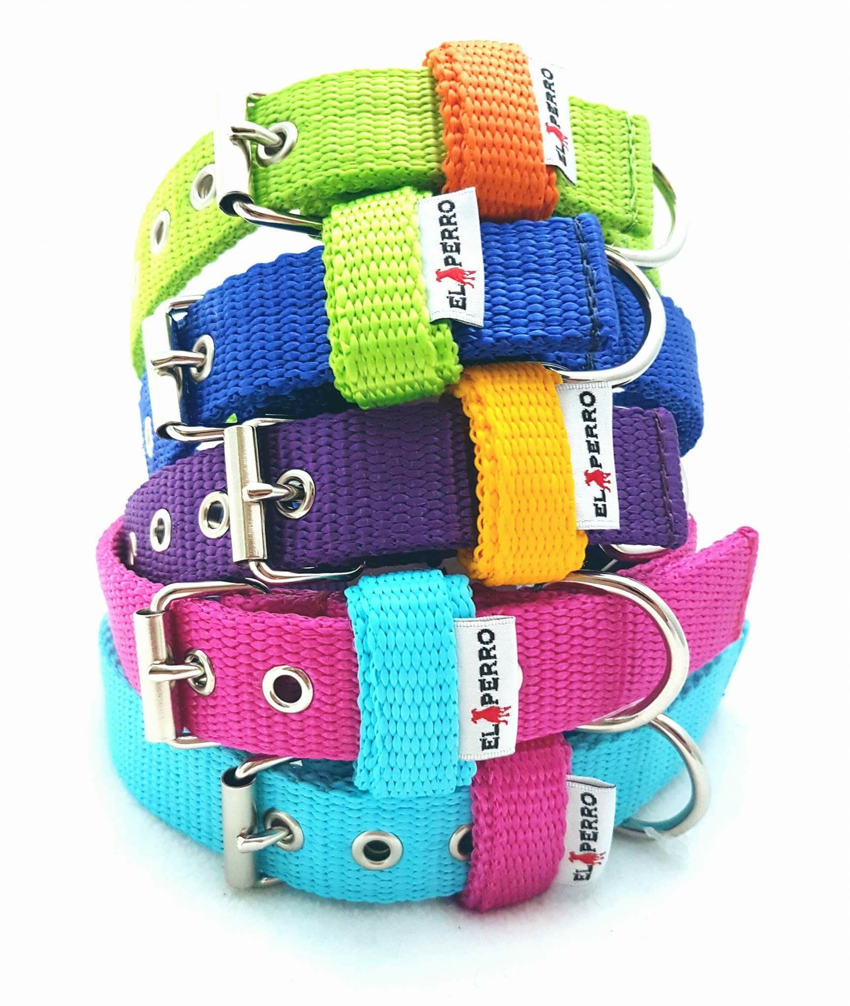 2.5 cm széles, két színű El Perro nyakörvek Két színű El Perro nyakörvek