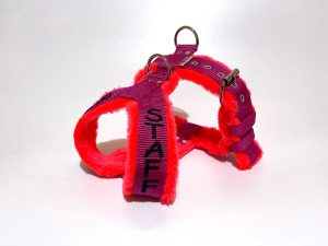 Szőrös El Perro hám, 4 cm