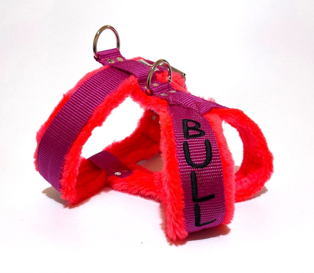 Szőrös El Perro hám, 4 cm Szőrös El Perro hám, 4 cm