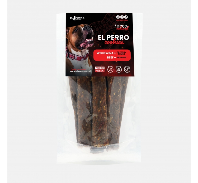 Jutalomfalat kutyáknak, marha+földimogyoró