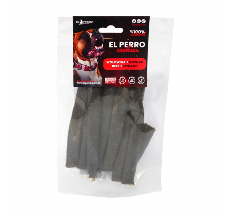 Jutalomfalat kutyáknak, marha+spenót