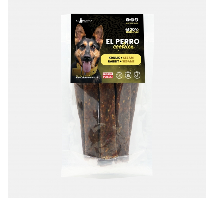 Jutalomfalat kutyáknak, nyúl+szezámmag